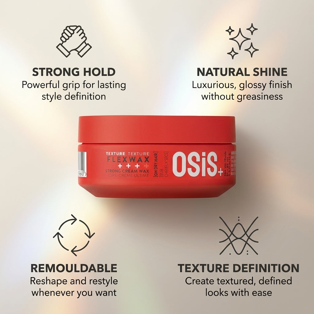 Schwarzkopf Professional Osis+ Flexwax Texture Strong Cream Wax 85ml