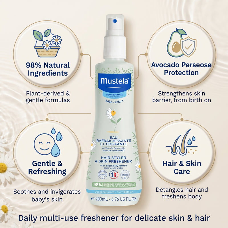 Mustela Hair Styler & Skin Freshener 200ml