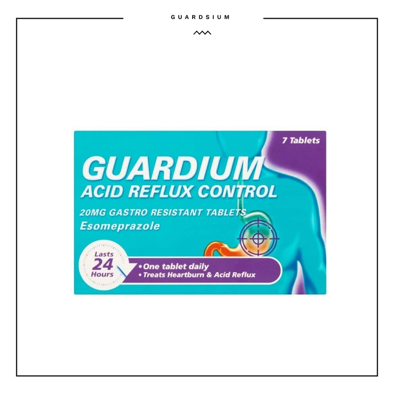 Guardium Acid Reflux Control 20mg Gastro-Resistant Tablets 7tab