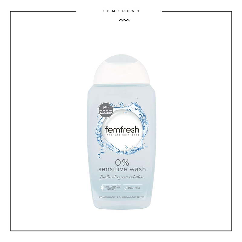Femfresh intimate skin care 0% sensitive wash 250ml