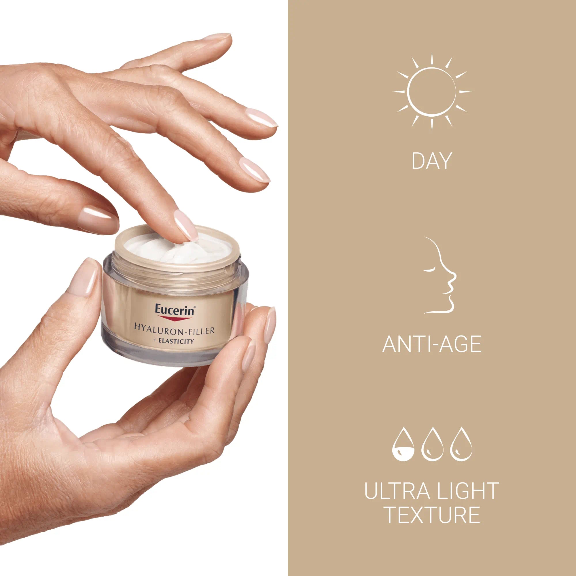 Eucerin Hyaluron-Filler+Elasticity Day Cream SPF15, 50ml