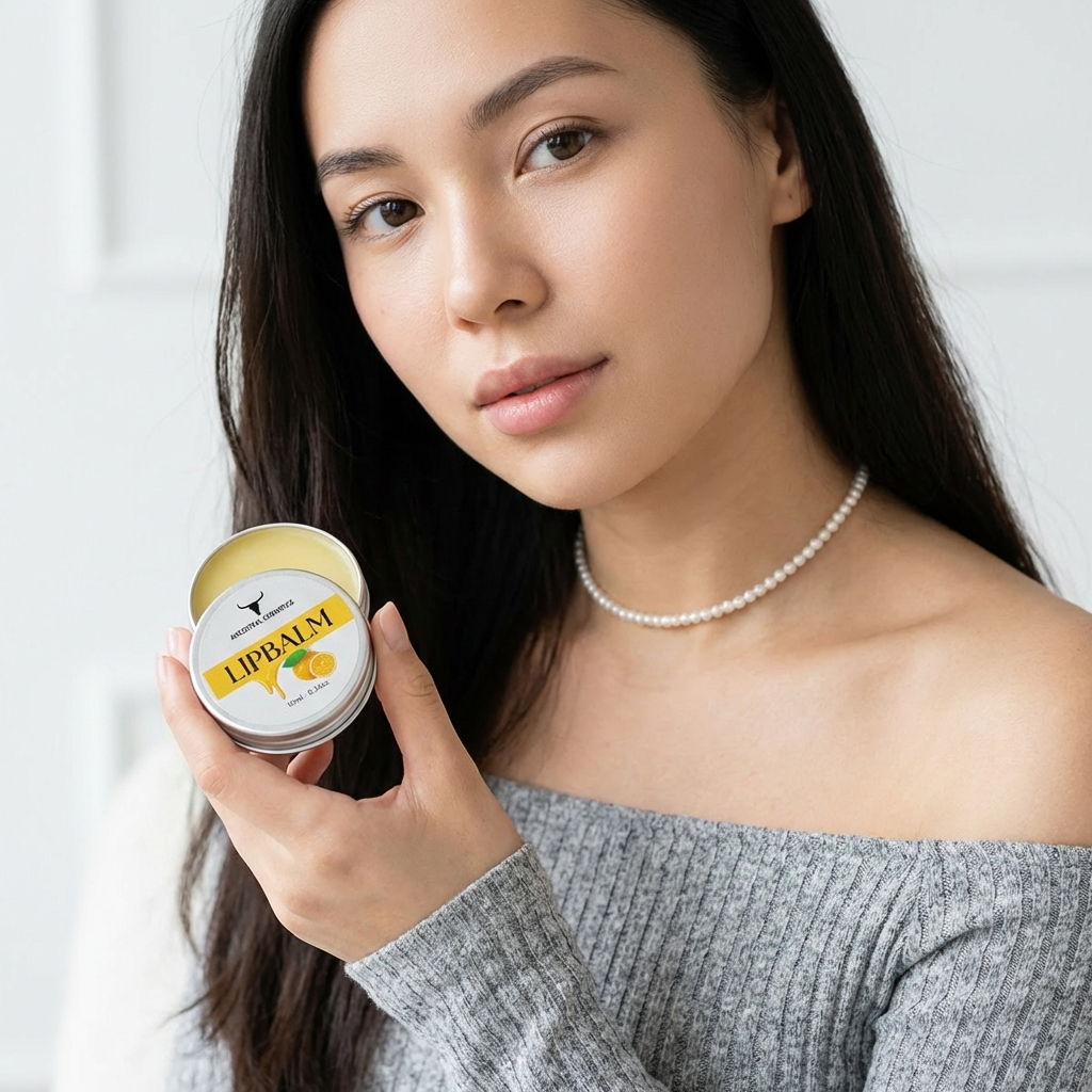 Ancestral Cosmetics Tallow & Honey Lipbalm (Orange)