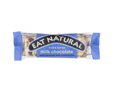 Eat Nat Peanut Cran ChocCoated Bar [45g x 12] Eat Natural