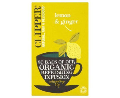 Clipper Lemon & Ginger [20 Bags] Clipper