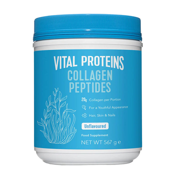 Vital Proteins Collagen Peptides Powder Supplement (Type I, III) - Hydrolyzed Collagen - Non-GMO - Dairy and Gluten Free - 20g per Serving - Unflavored 567g
