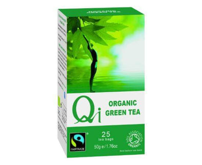 Herbal/H QI Green Tea OrgFairtrade [25 Bags] Herbal Health