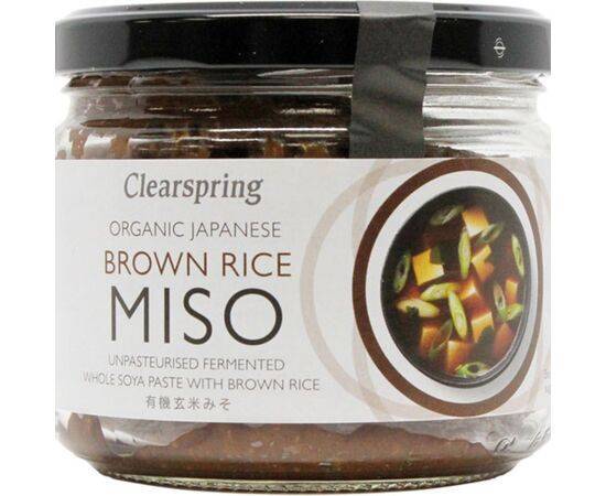 Clearspring Miso Johsen Brown Rice Unpasteurised [300g] Clearspring