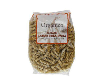 Organico Wholewheat Fusilli Spirals [500g] Organico