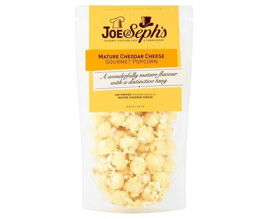 Joe&Sephs Cheddar Cheese Popcorn [70g x 12] Joes Gourmet Foods