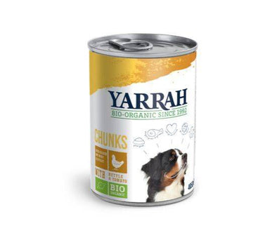 Yarrah Chicken Chunks DogWith Nettle & Tomato [405g] Yarrah