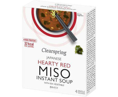 Clearspring Instant Miso Soup - Red Sea Veg [(10g x 4)] Clearspring