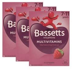 Bassetts Soft & Chewy Raspberry Multivitamin & Minerals 30 Pastilles