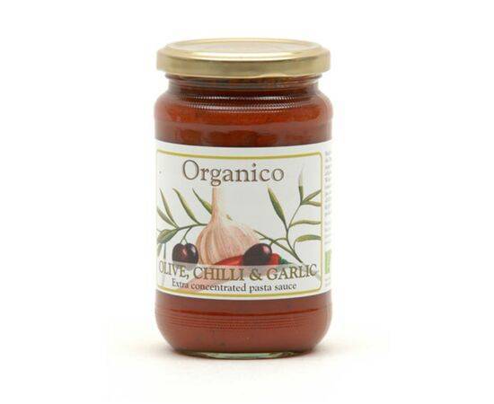 Organico Olive Chilli & Garlic Sauce [360g] Comvita
