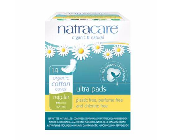 Natracare Natural Ultra Pads Regular With Wings [14s] Natracare