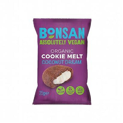 Bonsan Organic Vegan Cookie Melt - Coconut Dream 25g x 16