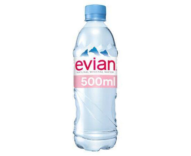 Evian Mineral Water [500ml x 24] - ArryBarry