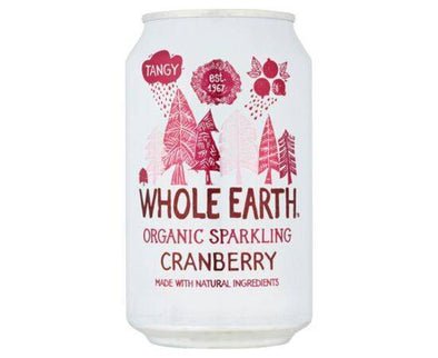 Whole/E Cranberry [330ml x 24] Whole Earth