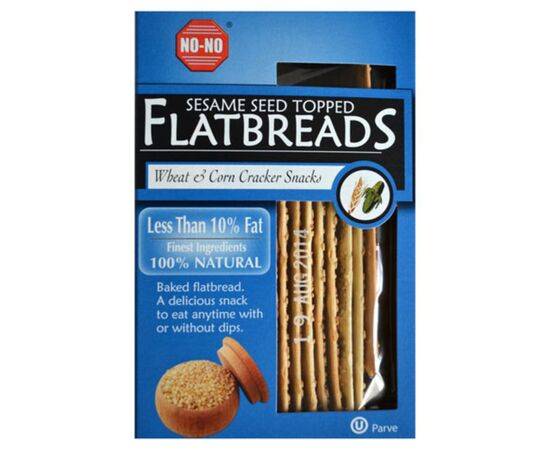 No-No Flatbreads - Corn Sesame [130g x 12] NoNo Flatbreads