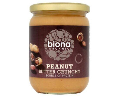 Biona Peanut Butter - Crunchy Sea Salt [500g] Biona