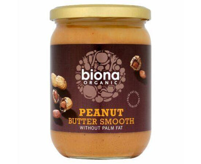 Biona Peanut Butter - Smooth No Added Salt [500g] Biona