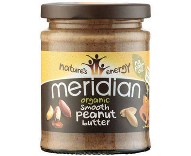 Meridian Organic Peanut Butter Smooth 100% Nuts [280g] Meridian