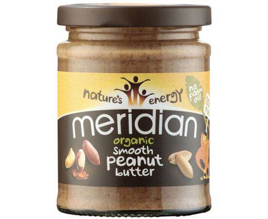 Meridian Organic Peanut Butter Smooth 100% Nuts [280g] Meridian