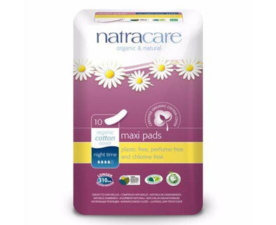 Natracare Natural Pads Night Time [10s] Natracare
