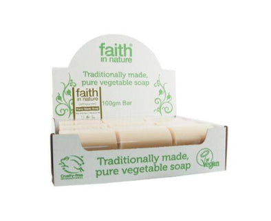 Faith Seaweed Unfragranced Soap - Organic [100g x 18] Faith In Nature