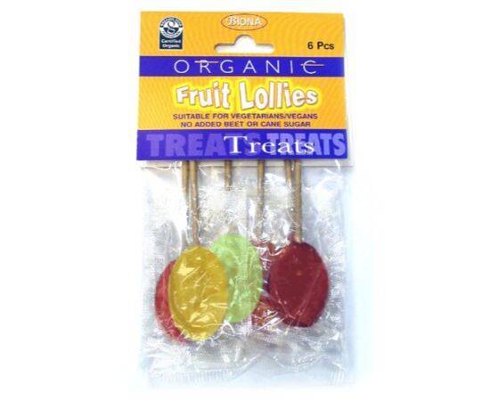 Biona Fruit Lollies - No Added Sugar [6 Pack] Biona