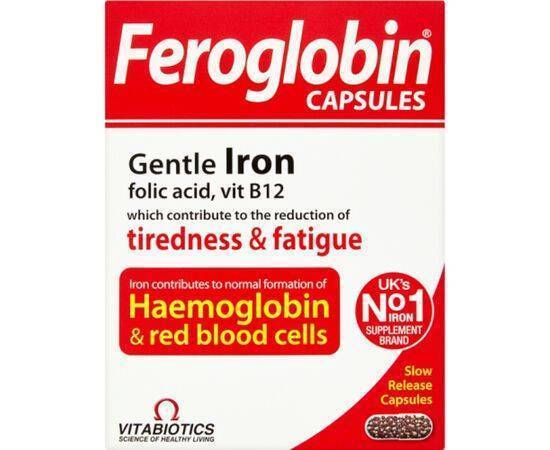 Vitabiotics Feroglobin B12 Capsules [30s] Vitabiotics