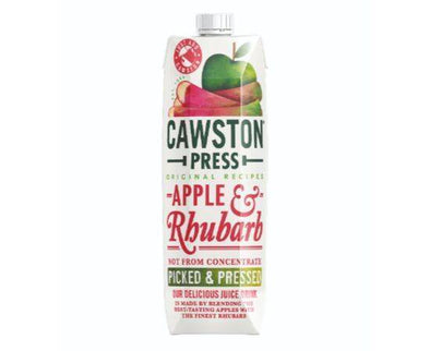 Cawston Apple & Rhubarb Juice - Pressed [1Ltr] Cawston