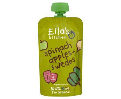 Ellas/K Spinach Apple & Swede 4m+ [120g x 7] Ellas Kitchen