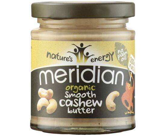 Meridian Organic Cashew Butter Smooth 100% Nuts [170g] Meridian