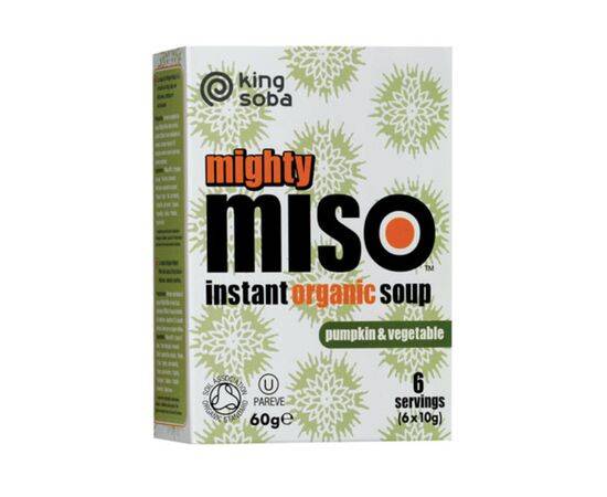 King Soba Mighty Miso Pumpkin Veg Instant Soup [60g] King Soba