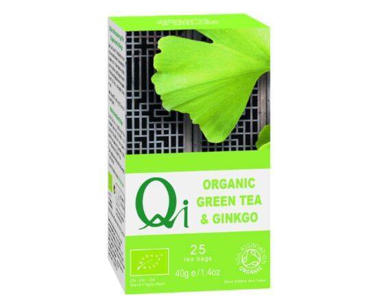 Herbal/H QI Green Tea Ginkgo Antioxidant [25 Bags] Herbal Health