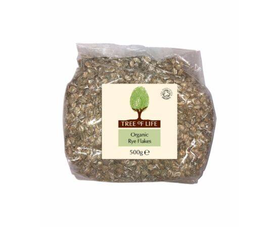 Tree Of Life Organic Rye - Flakes [500g x 6] Tree Of Life