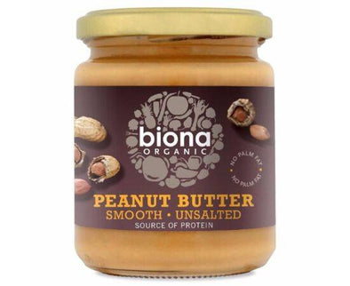 Biona Peanut Butter - Smooth No Added Salt [250g] Biona