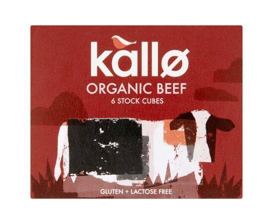 Kallo Beef Stock Cubes - Organic [66g x 15] Kallo