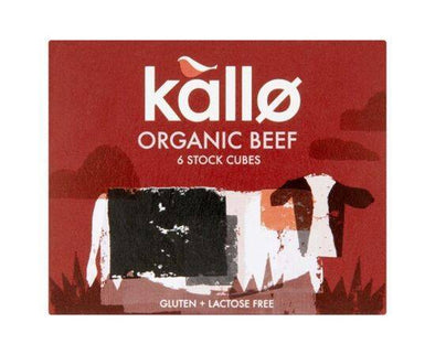 Kallo Beef Stock Cubes - Organic [66g x 15] Kallo
