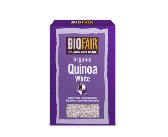 Biofair White Quinoa Grain - Fairtrade [500g x 6] Biofair