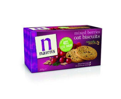 Nairns Mixed Berries Biscuits - Wheat Free [200g] Nairns