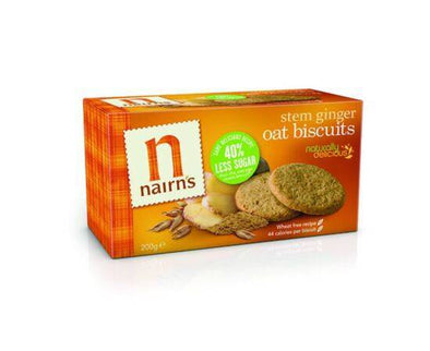 Nairns Stem Ginger Biscuits - Wheat Free [200g] Nairns