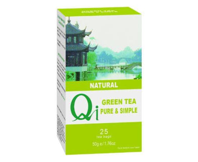 Herbal/H QI Green Tea PurE & Simple [25 Bags] Herbal Health