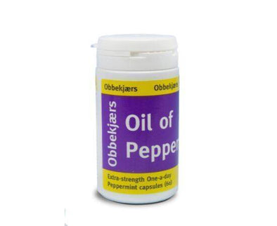 Obbekjaers Peppermint Capsules - Extra Strength [60s] Obbekjaers
