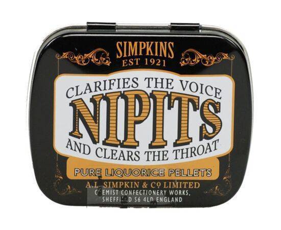 Simpkins Liquorice Pellets - Pure Liquorice [11g x 18] Alloga Uk