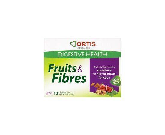 Ortisan Fruit & Fibre Cubes With Rhubarb [12s] Ortis