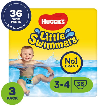 Huggies Little Swimmers  Swim Nappies - Size 3-4 (12 Pants)