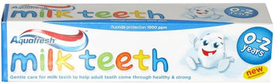 Aquafresh Milk Teeth Toothpaste 0-2 Years Mint 50ml