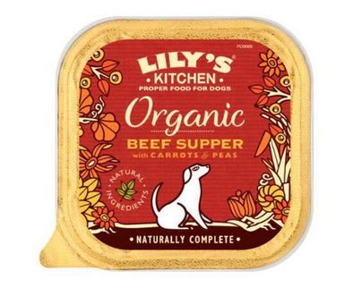 Lilys/K Beef & Spelt - For Dogs (Organic) [150g x 11] Lilys Kitchen