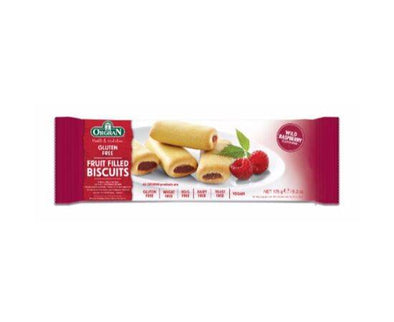 Orgran Fruit Filled Biscuits - Wild Raspberry [175g] Orgran